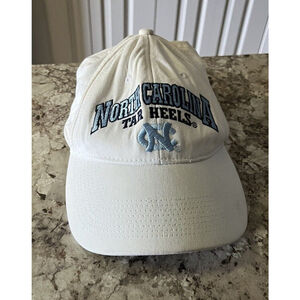 Vintage North Carolina Tar Heels Adjustable Hat Cap Ivory ESPN College‎ GameDay